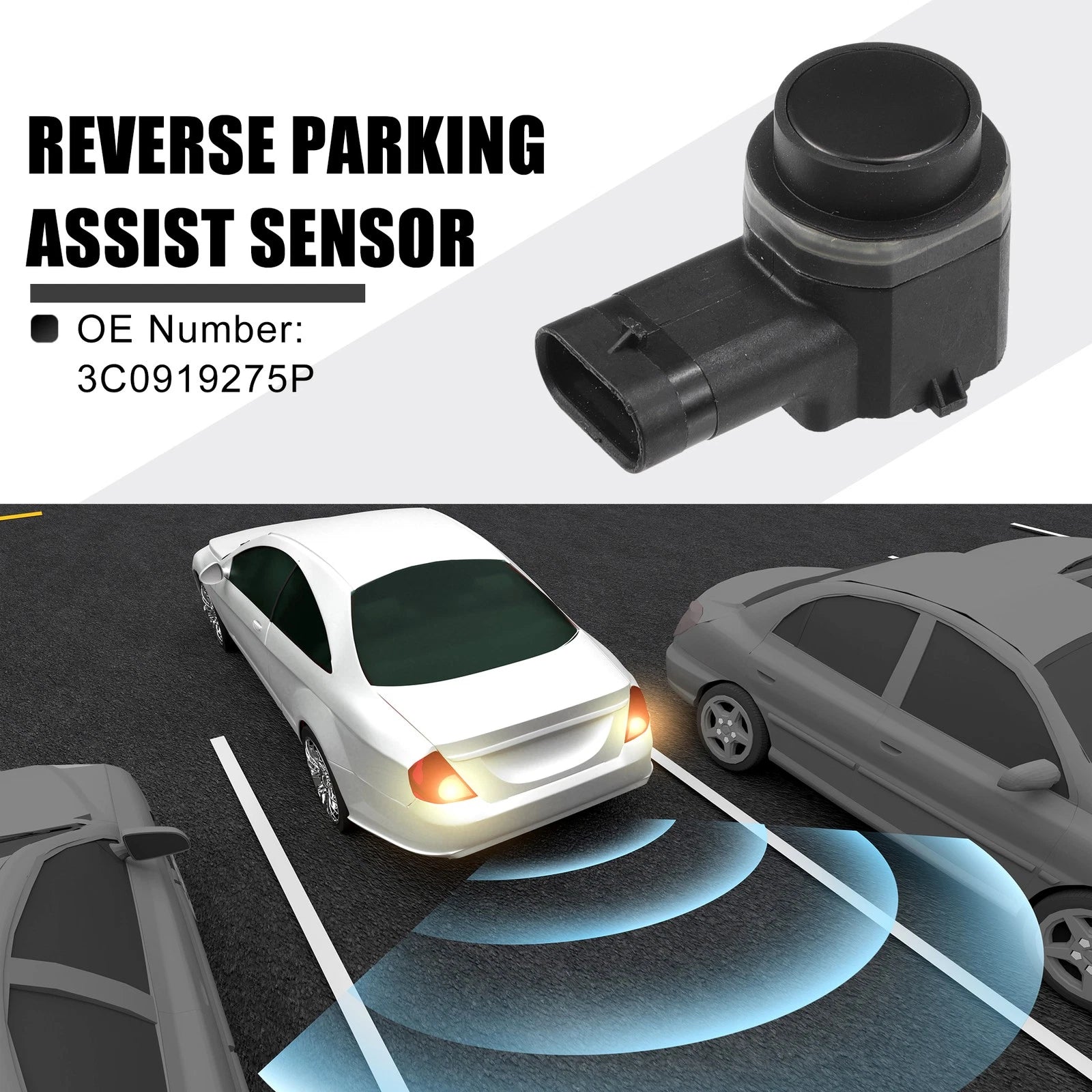 Reverse Parking Assist Sensor for Audi (2000–2023) 3C0919275P