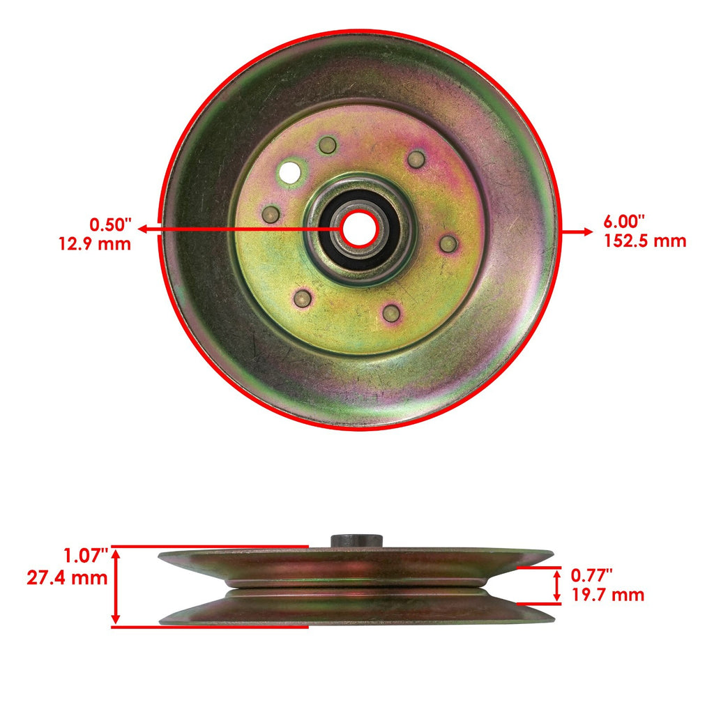 Deck Pulley Replacement for Gravely Compact Pro PM144M ZT2348 (2008–2024)