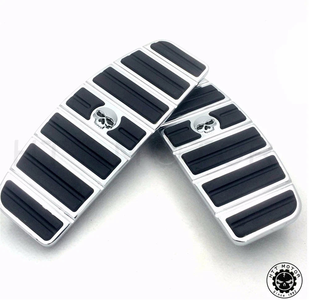 Skull Rider Footboard Insert Kit for Harley Touring/Softail (1987–2015)