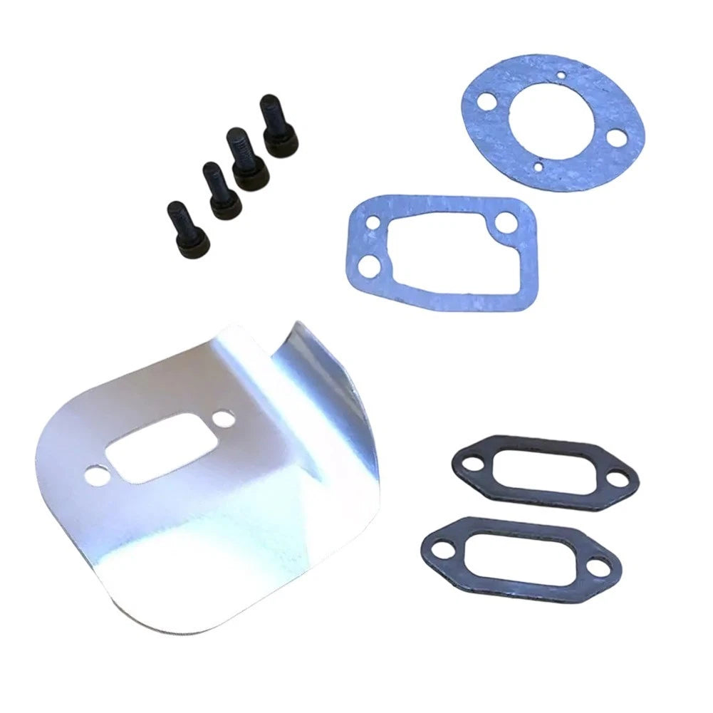 Exhaust Deflector Replacement Kit with Screws for Chainsaw 61 268