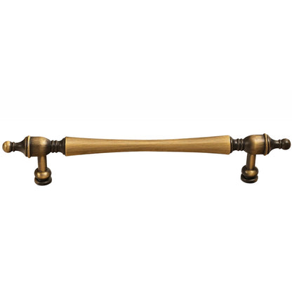 Zinc Alloy Cabinet Pull Handle for Dresser Wardrobe (Vintage Brass Style)
