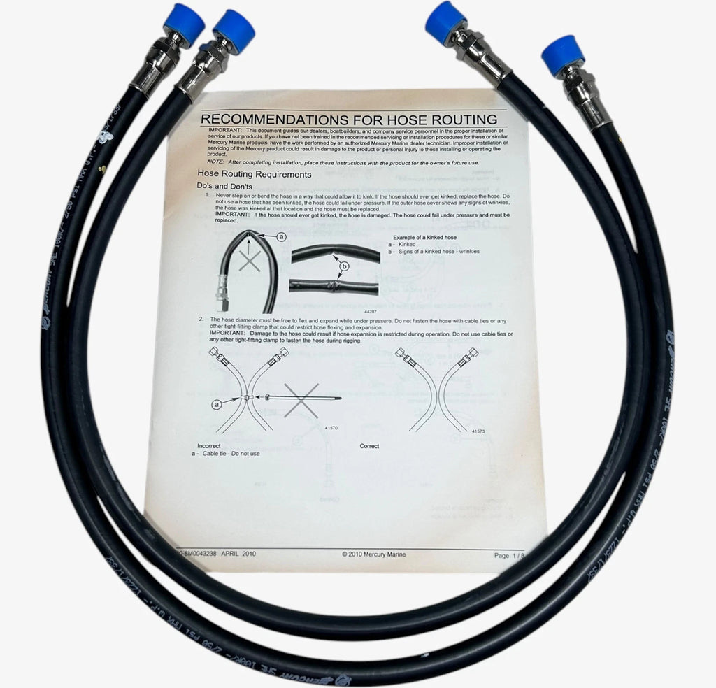 Power Steering Hose Kit for Mercury 8M0046914 (2 FT)