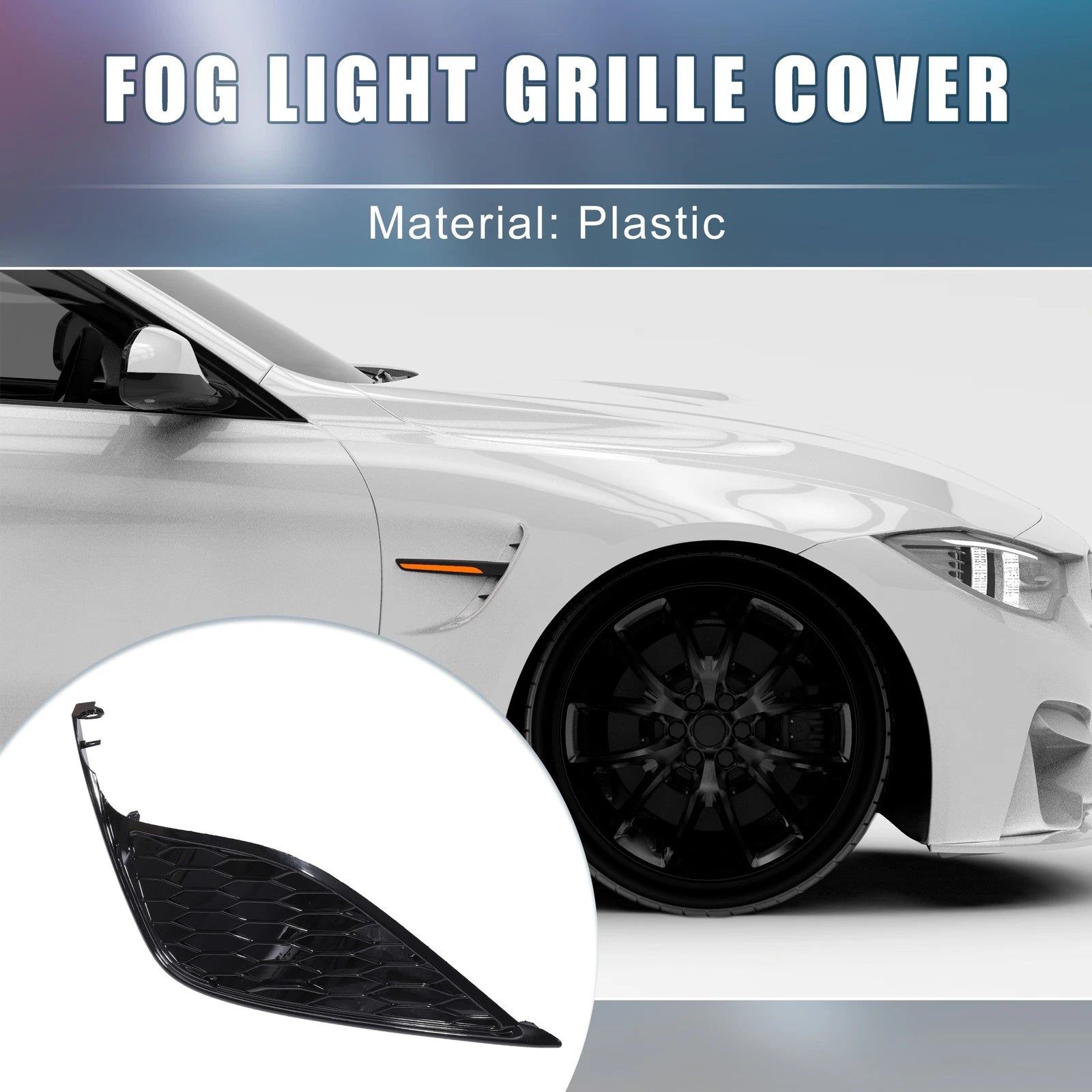 Fog Light Grille Trim Cover Pair Front Left Right for Toyota Camry (2018–2024)