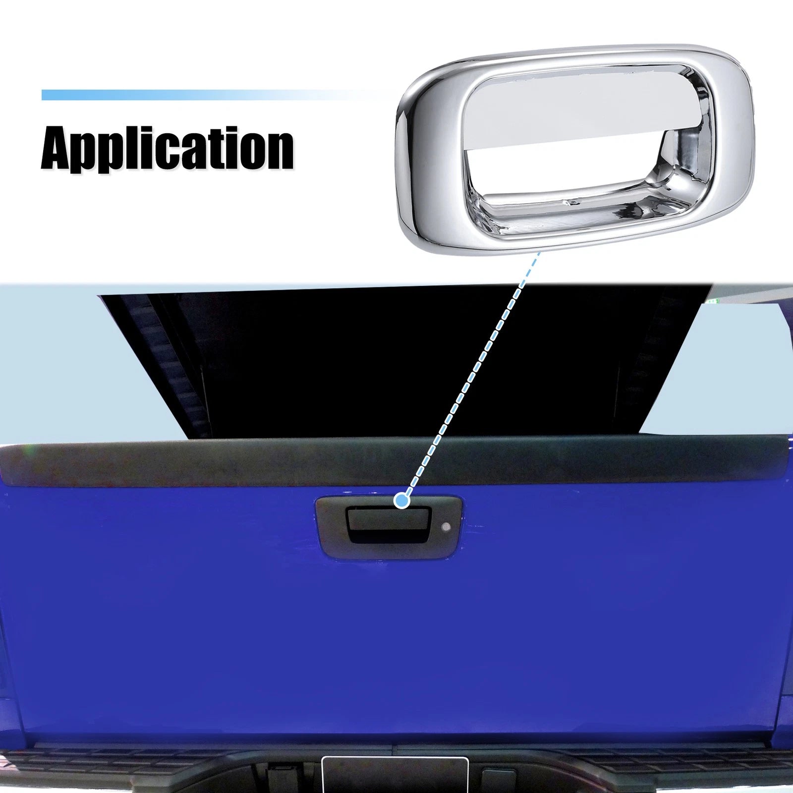 Tailgate Handle Chrome Replacement Set for Chevrolet and GMC (2007–2014)