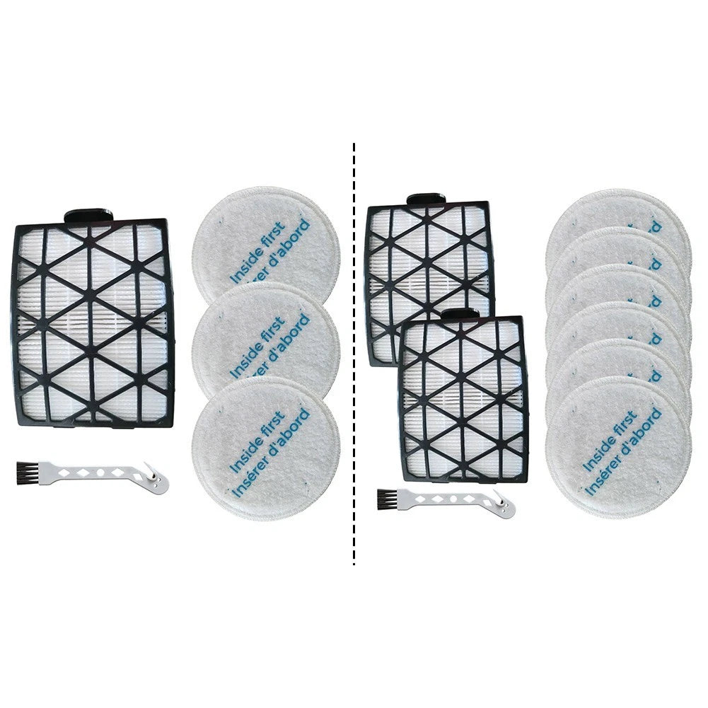 Hepa Filter Set for Eureka NEU652 NEU651PL (Upright Vacuum Cleaner)