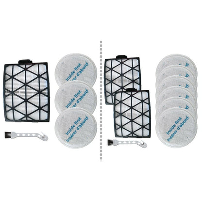 Hepa Filter Set for Eureka NEU652 NEU651PL (Upright Vacuum Cleaner)