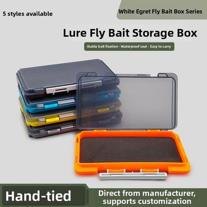 PP Material Fly Fishing Bait Box with EVA Memory Sponge Insert