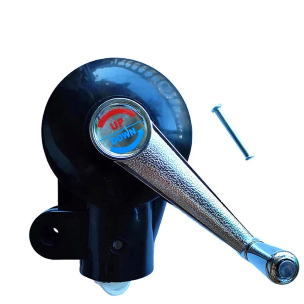 Heavy Duty Patio Umbrella Replacement Stand with Black Crank Handle