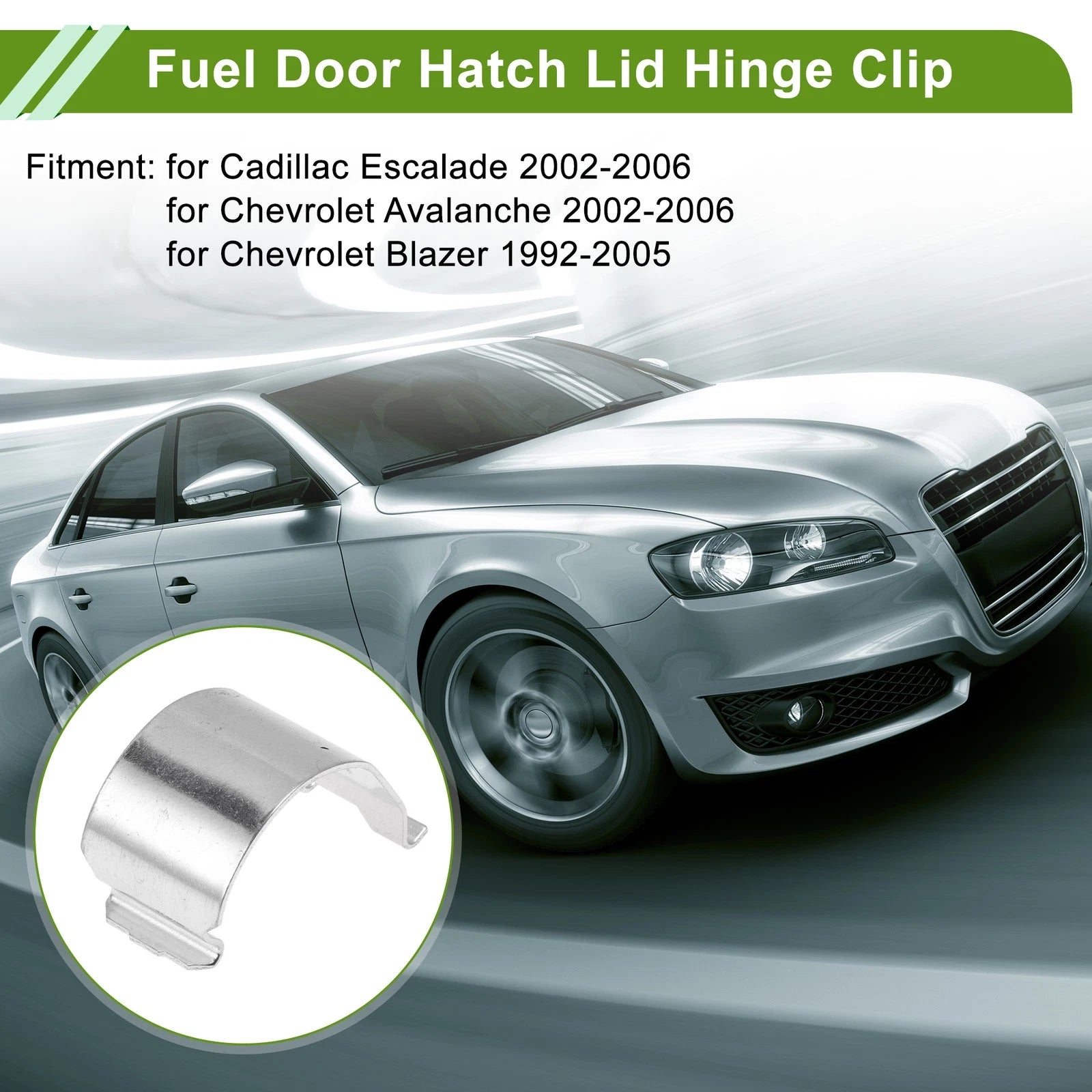Fuel Gas Tank Door Spring Clip Replacement for Cadillac Escalade (2002–2006)