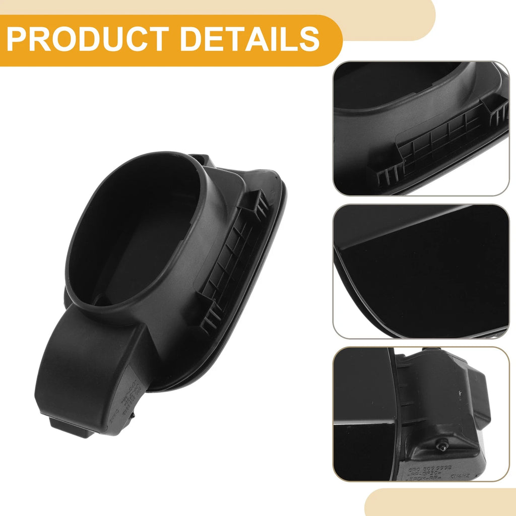 Fuel Tank Door Cap Replacement for Audi Q5 2010-2016 Bolt Type Black ABS