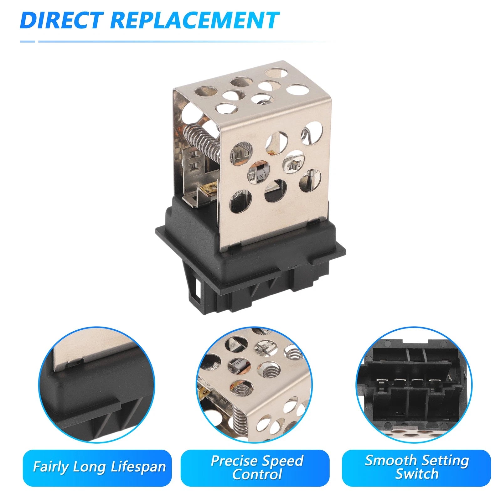 HVAC Blower Motor Resistor for Volkswagen Caddy 2 Pickup (1996–2000)
