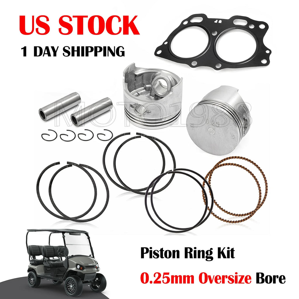 Piston Ring Set for Ezgo Gas TXT 295cc (1991–Present) 26607-G01 0.25mm Oversize