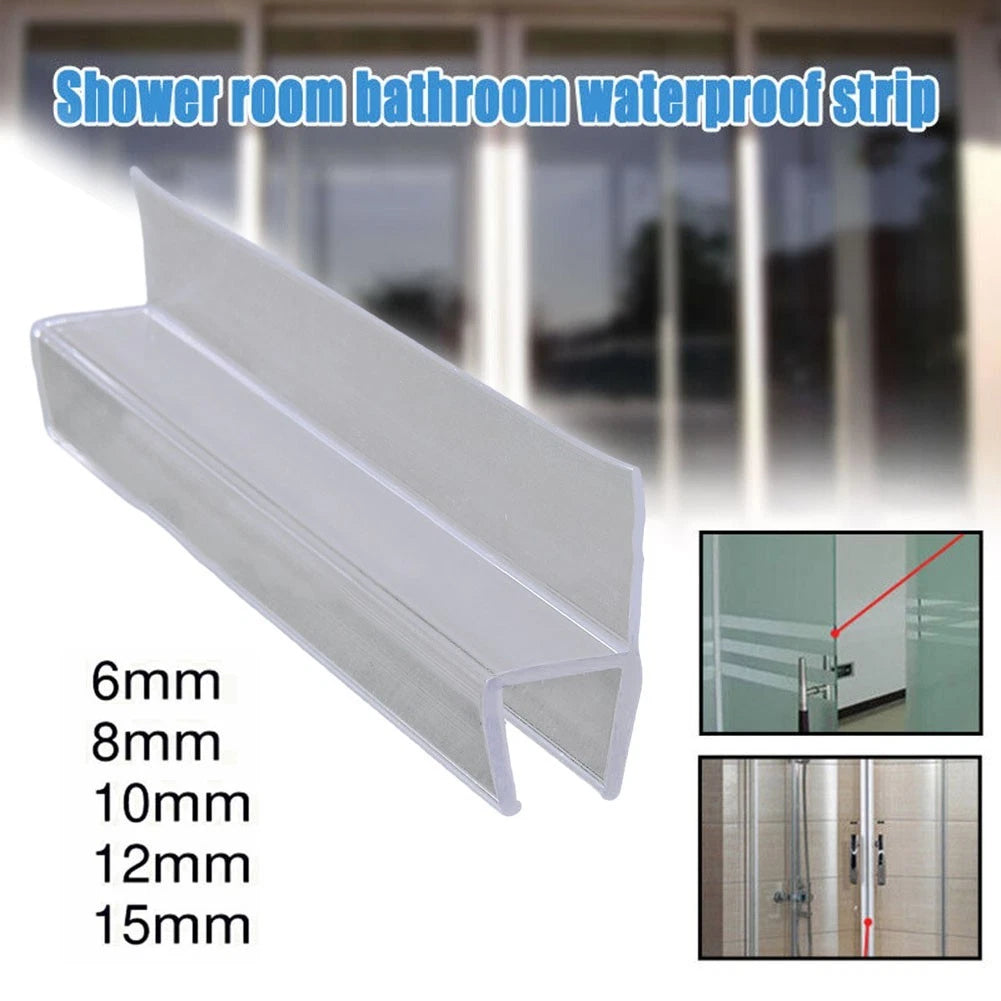 Water Deflector Rubber Strip for Bathroom (Easy Installation)
