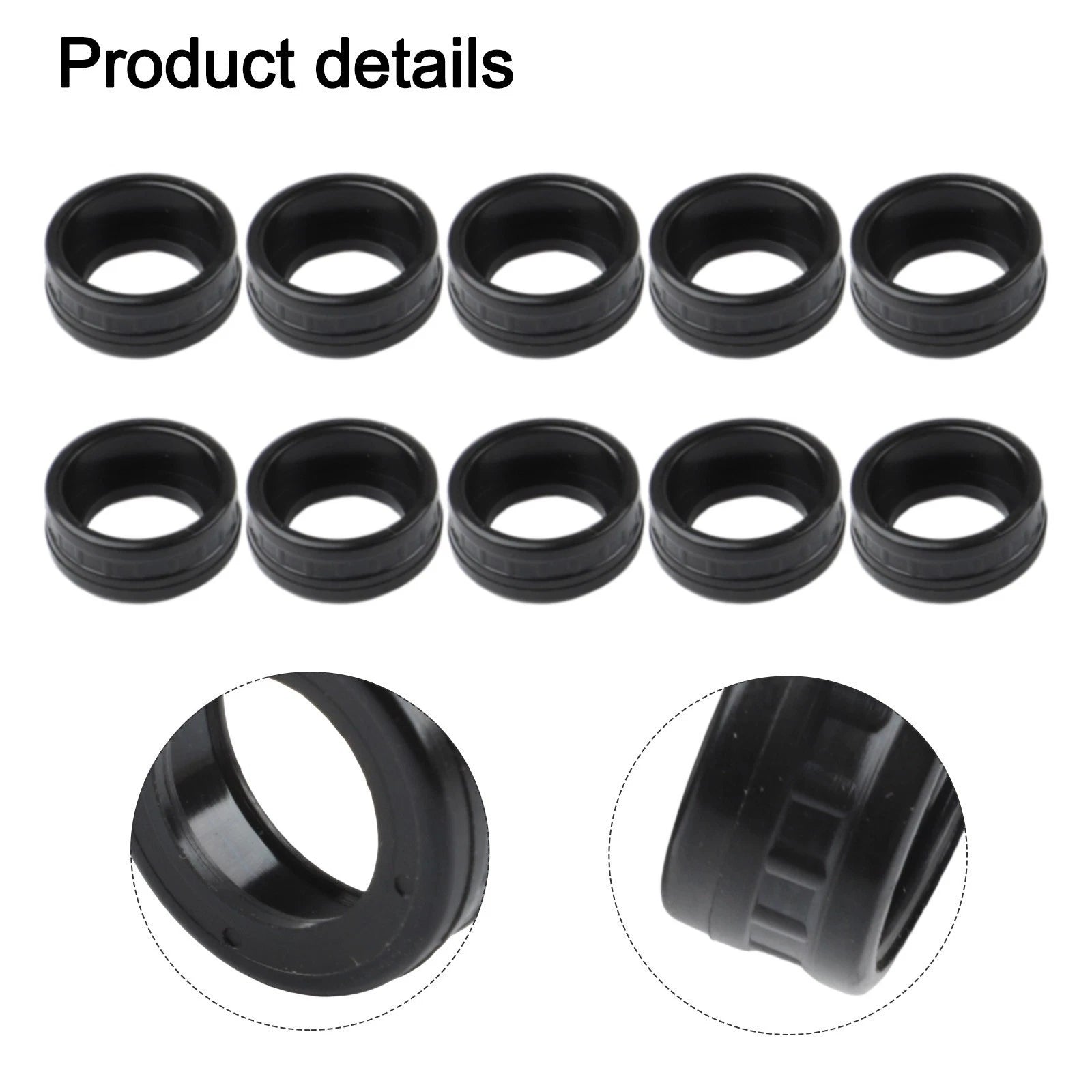 10X Rubber Sleeves for Angle Grinder Bearings