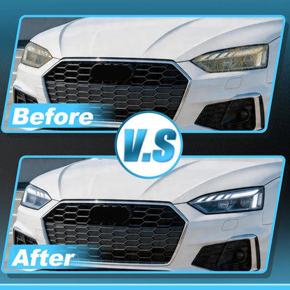 Set of 1 Headlight Tint Kit for Audi A5 Sportback (2018–2024) TPU