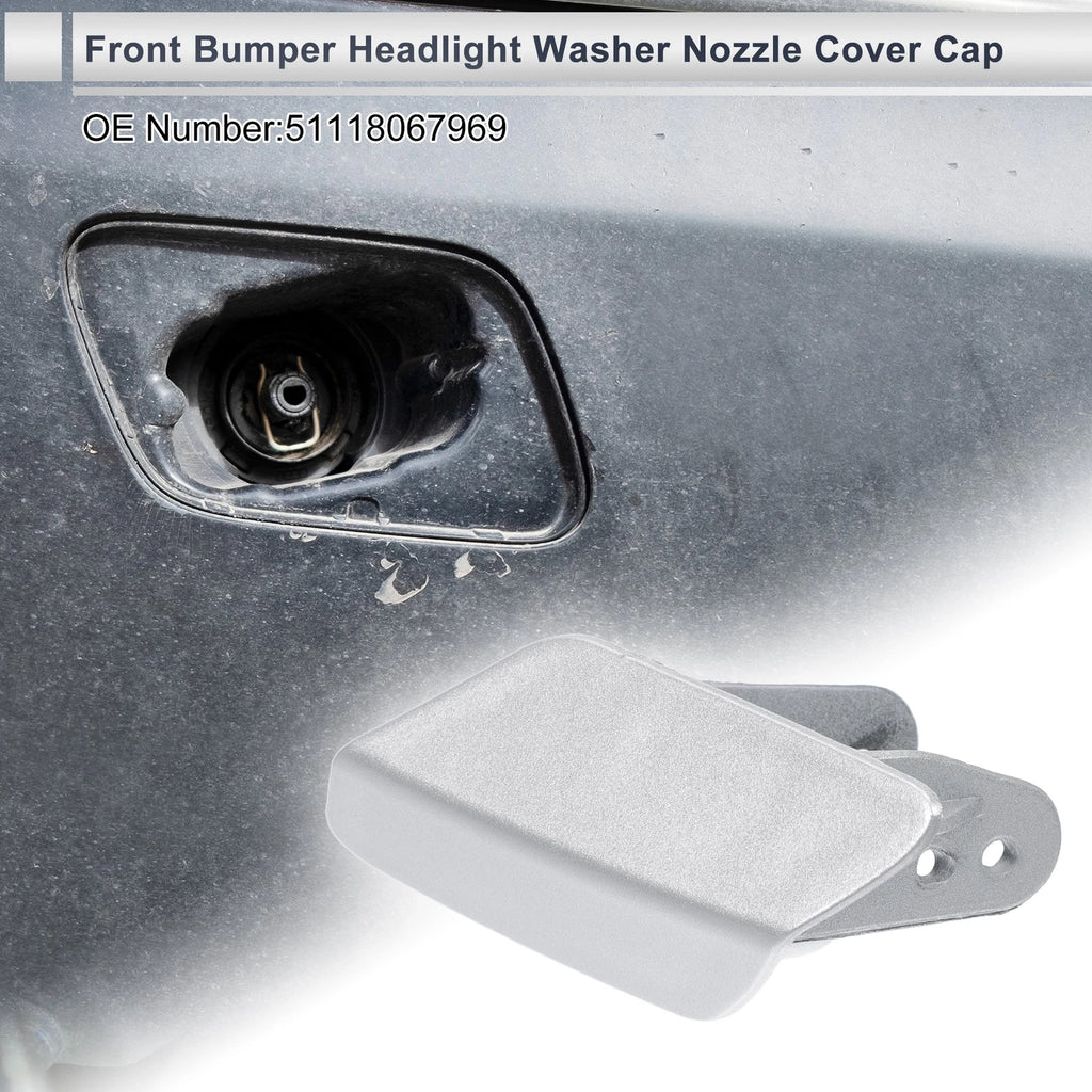 Headlight Washer Nozzle Cover Cap Front Left for BMW 320i (2005–2019)