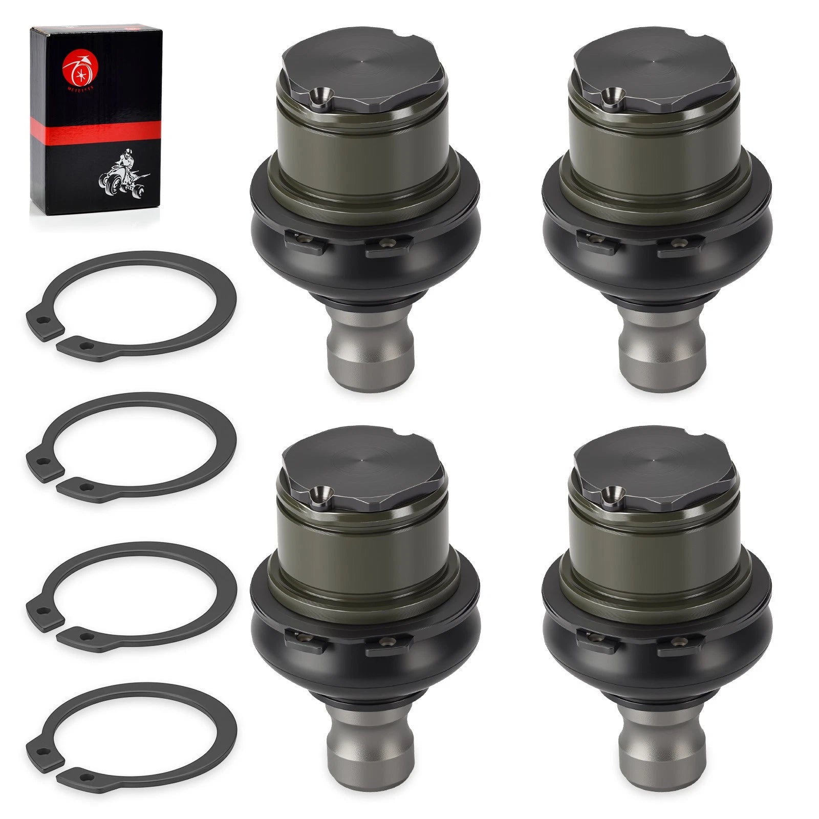 Set of 4 Ball Joints for Arctic Cat 250 300 350 366 375 400 425 450 500 550 650 700 1000