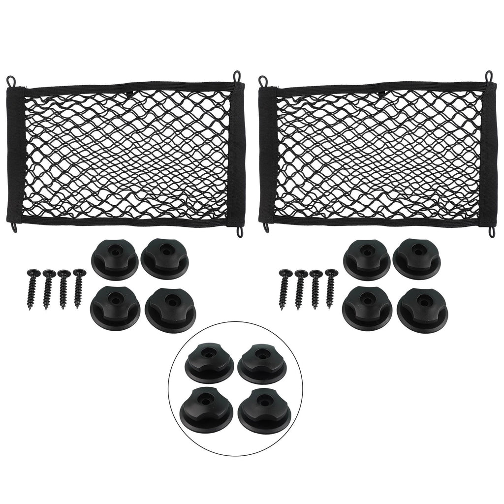 2X Cargo Net Pocket for Universal Car (Trunk Side Elastic Storage)