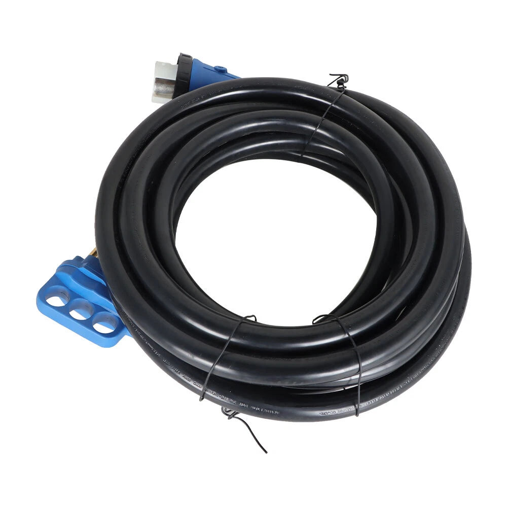 50 Amp Generator Cord 25FT + Power Inlet Box Waterproof Combo Kit