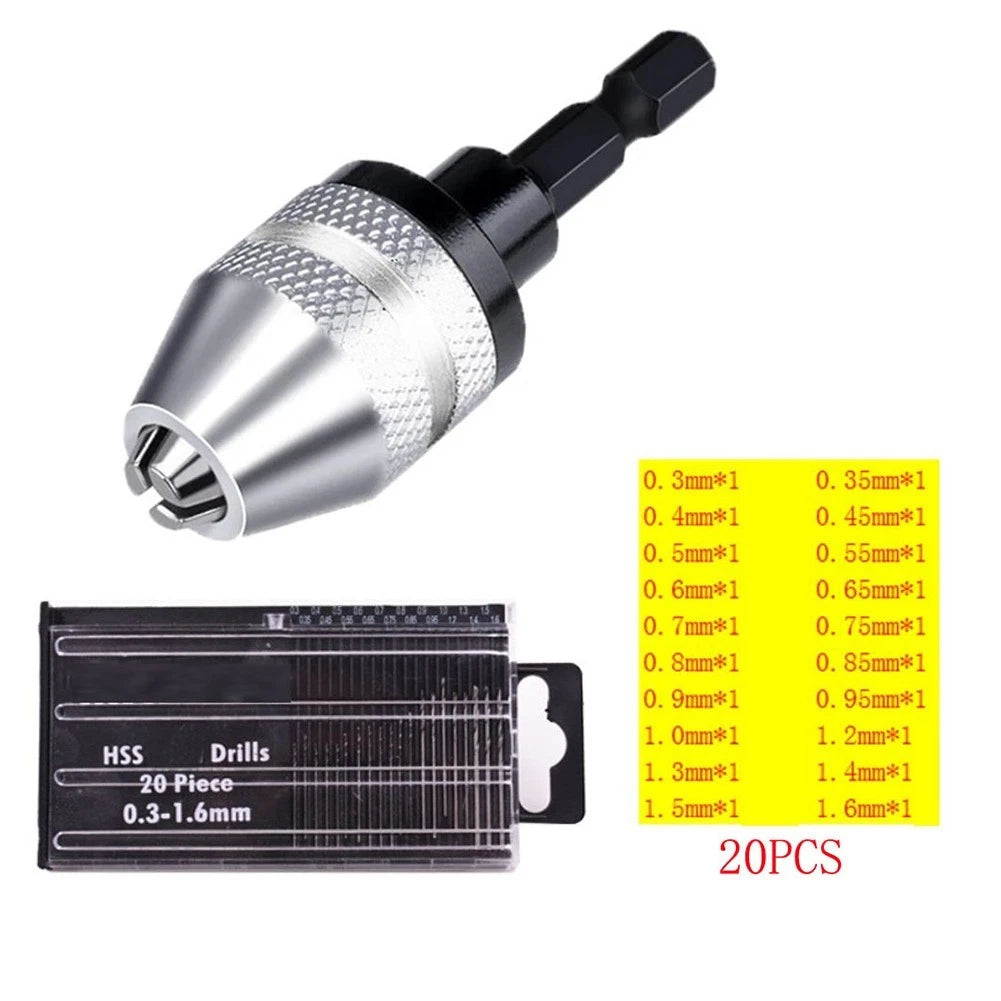 Hex Shank Screwdriver Adapter for Drill Chuck 0 3 3 6mm
