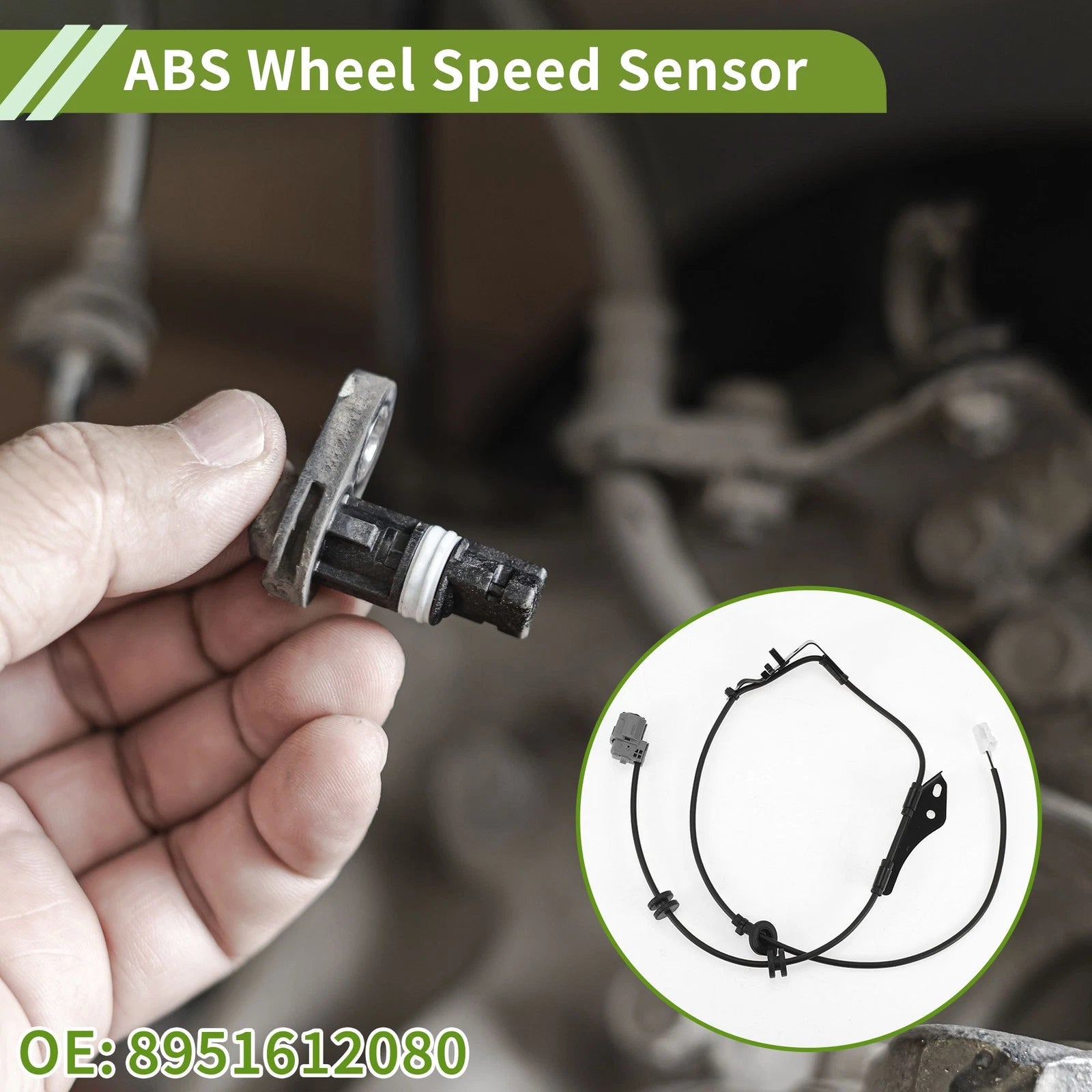 ABS Wheel Speed Sensor for Toyota Corolla Rear Left (2005–2015)
