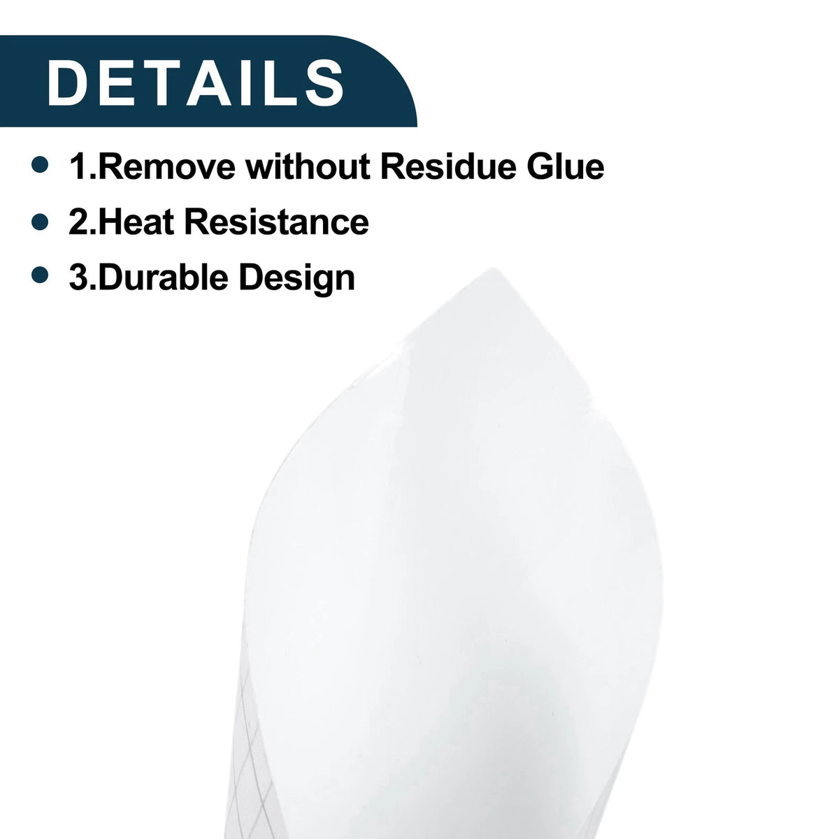 White Car Wrap Film for Universal Use (1.48ft x 59.84inch) 1 Pc