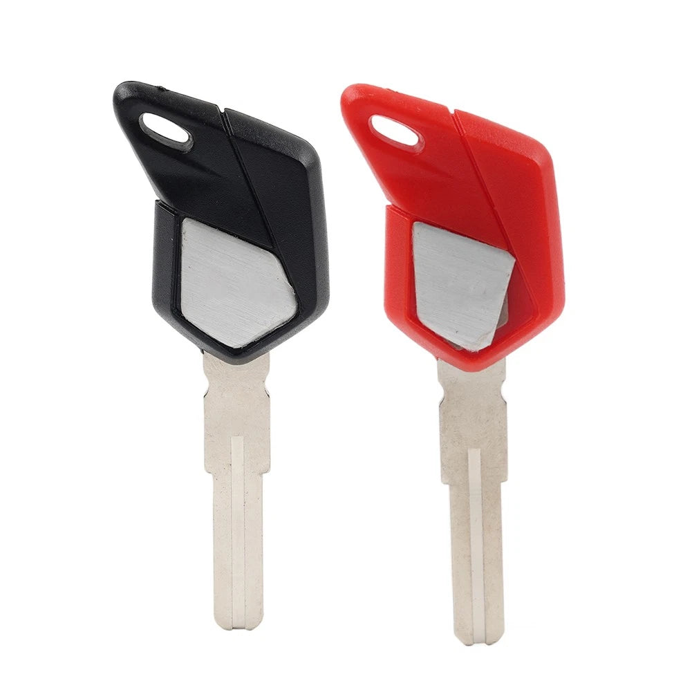 2Pcs Uncut Blade Blank Key for MV Agusta F4 1000 Brutale (2000–2023)