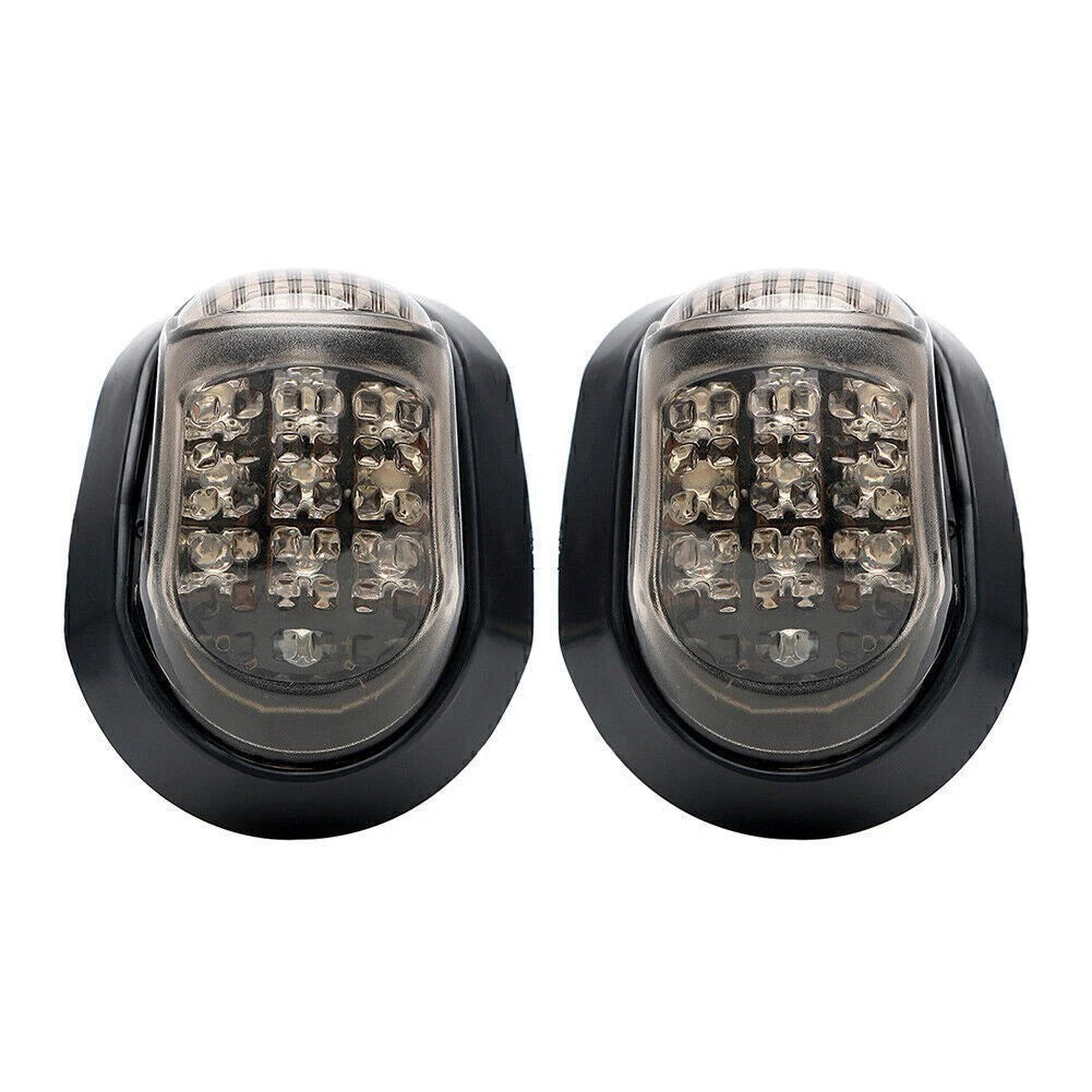 2X Flush Mount Turn Signals for Universal Motorcycles (LED Amber)