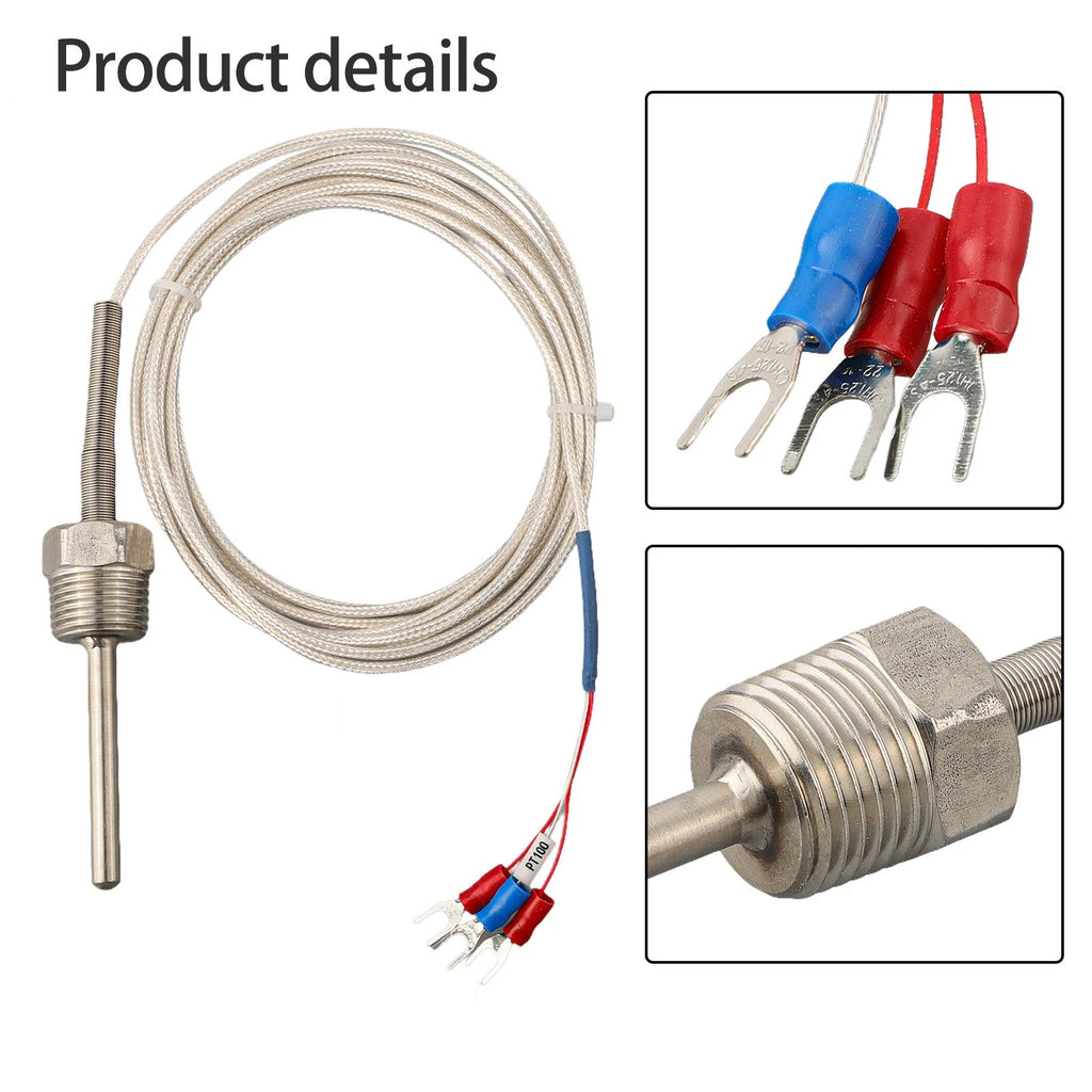 Stainless Steel Probe with Pt100 Temperature Sensor for
