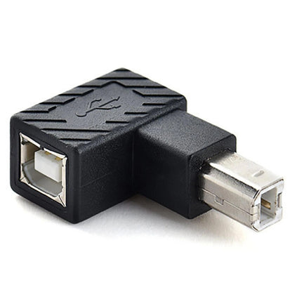 USB 2.0 Type B Print Port Converter Adapter for Printer Scanner (90°)