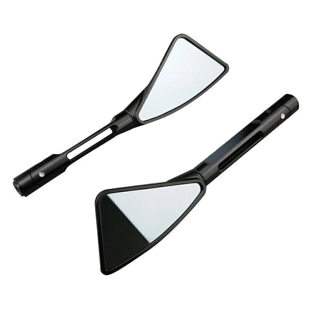 2X Rearview Side Mirrors for Kawasaki Ninja ZX6R (2009–2011) Black