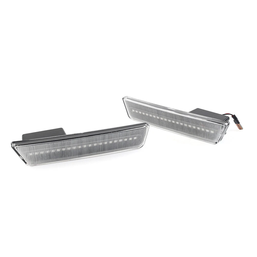 1 Pair Yellow LED Front Side Marker Light for Dodge Challenger (2008–2014)