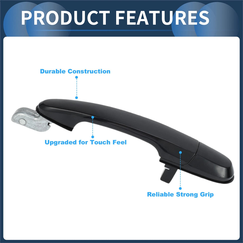 Door Handle Rear Left Replacement for Hyundai Tucson 2005–2009