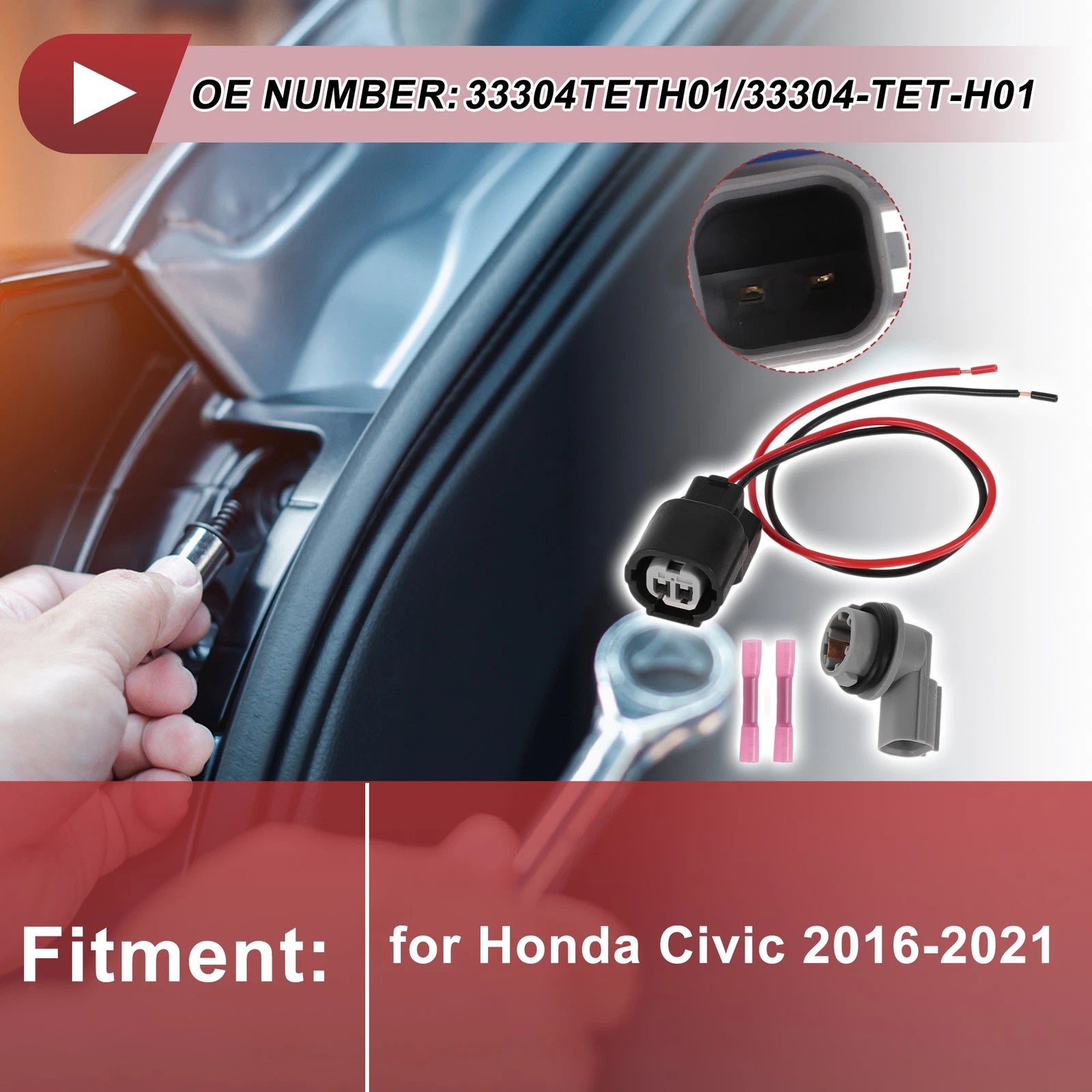 Side Marker Light Wiring Harness for Honda Civic (2016–2021)