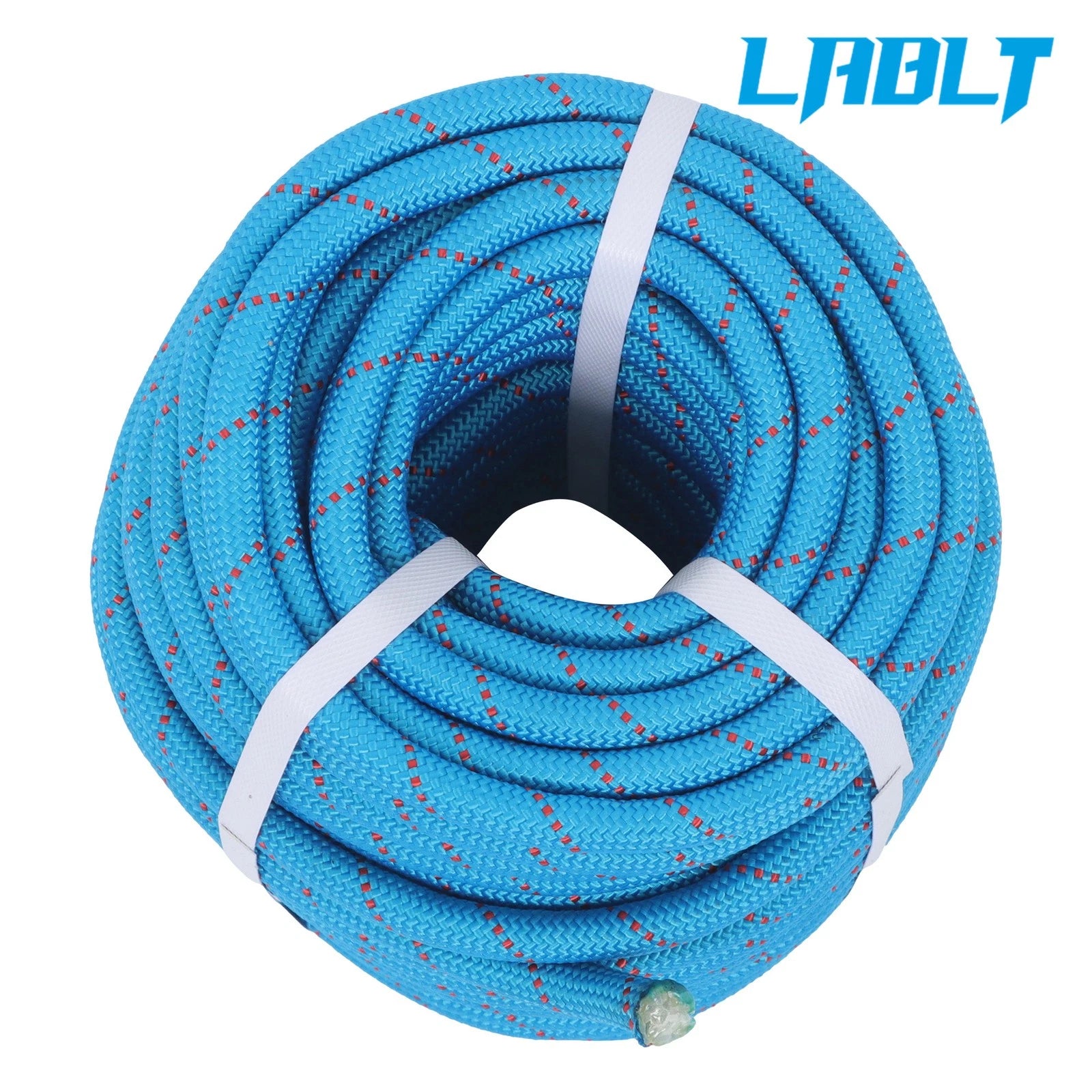 1/2 In Blue Braided Polyester Rigging Rope 8400lbs for Arborist (125 Ft)