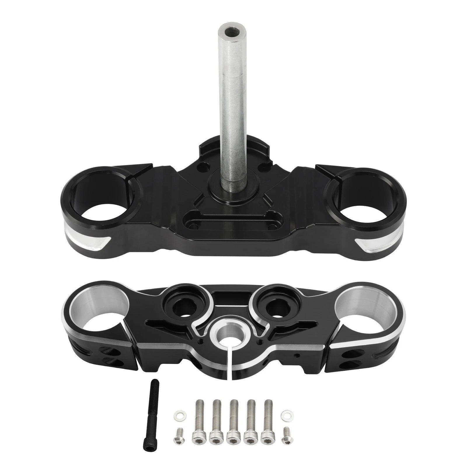 Upper Lower Front Fork Triple Tree Clamp for Harley Low Rider S ST (2020–2025)