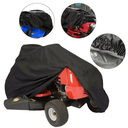 Lawn Mower Cover for Most Lawn Tractors - Elastic Hem, Weather Resistant