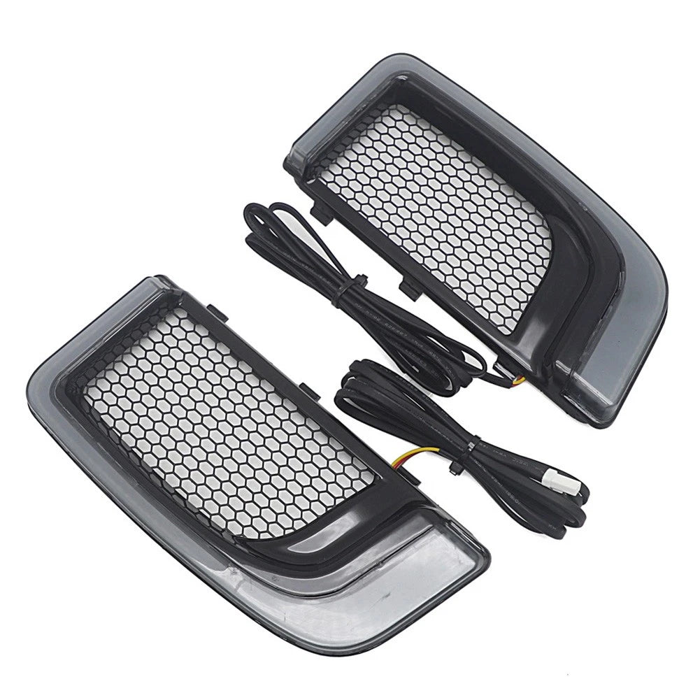 LED Turn Signal Light Fairing Lower Grills for Harley Touring (2014–2023)