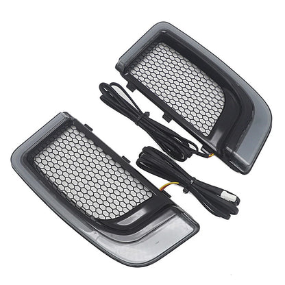 LED Turn Signal Light Fairing Lower Grills for Harley Touring (2014–2023)
