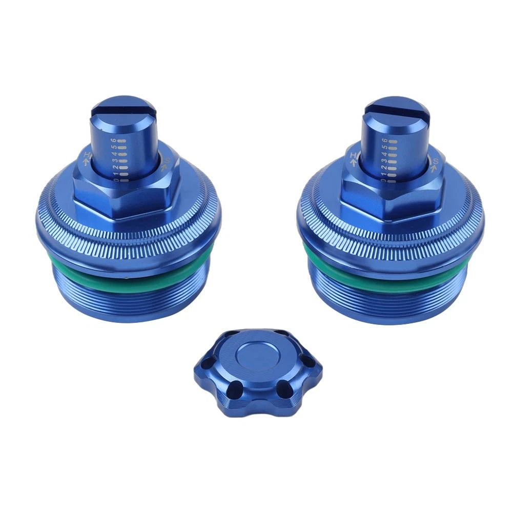 Preload Adjuster Fork Bolt Cap Screw Blue for Yamaha YZF-R3 MT-03 (2019–2023)