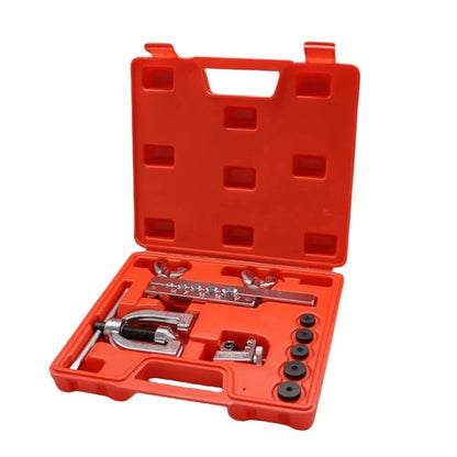 Tube Flaring Tool for Brake Lines with 5 Flaring Dies and 3/16 Adapter