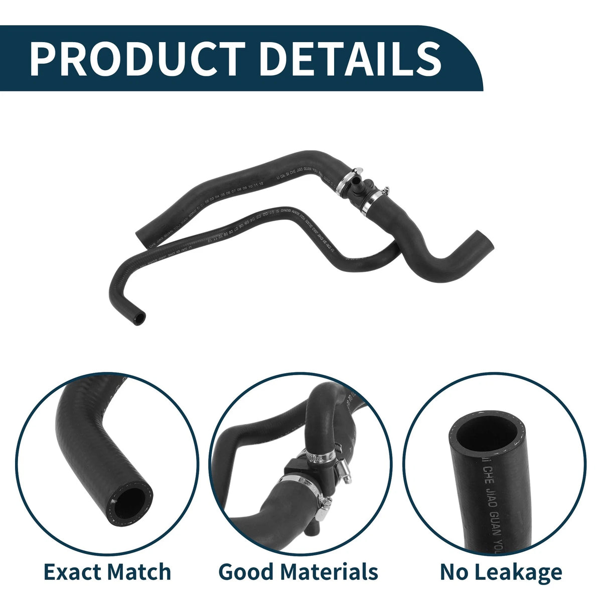 Radiator Hose for Peugeot 307 (2004–2007) No. 1351KR Rubber Coolant Pipe
