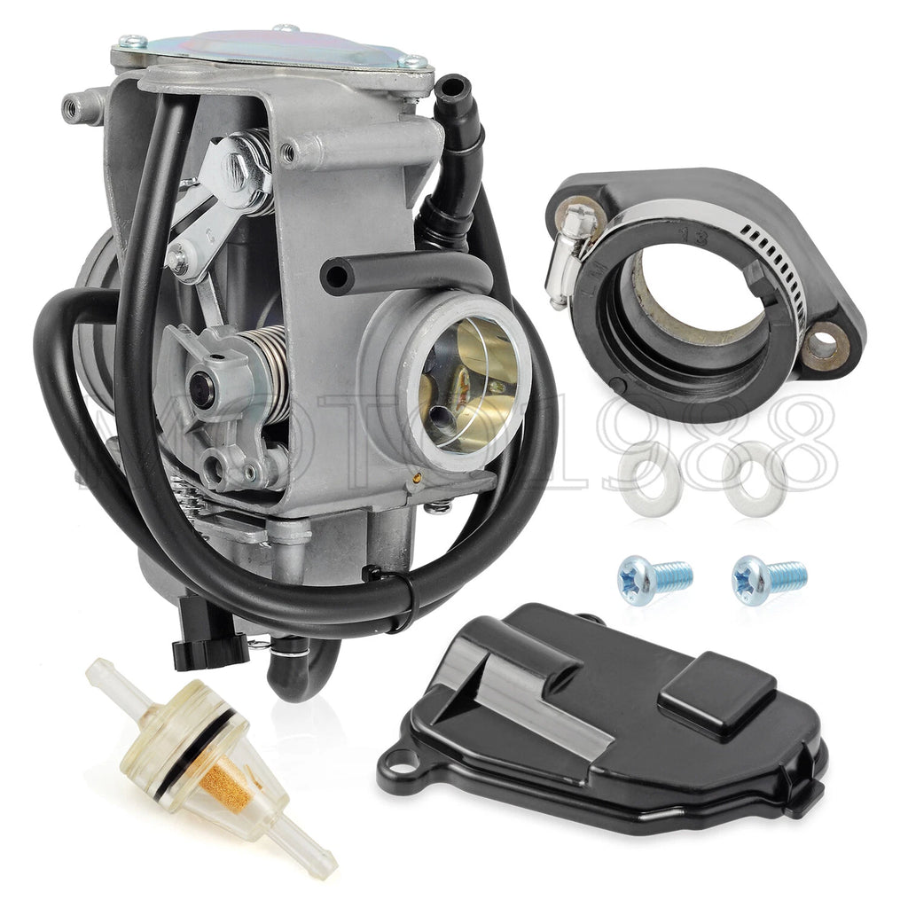 Carburetor Assembly with Intake Boot for Honda FourTrax 350 TRX350 (1986–1987)