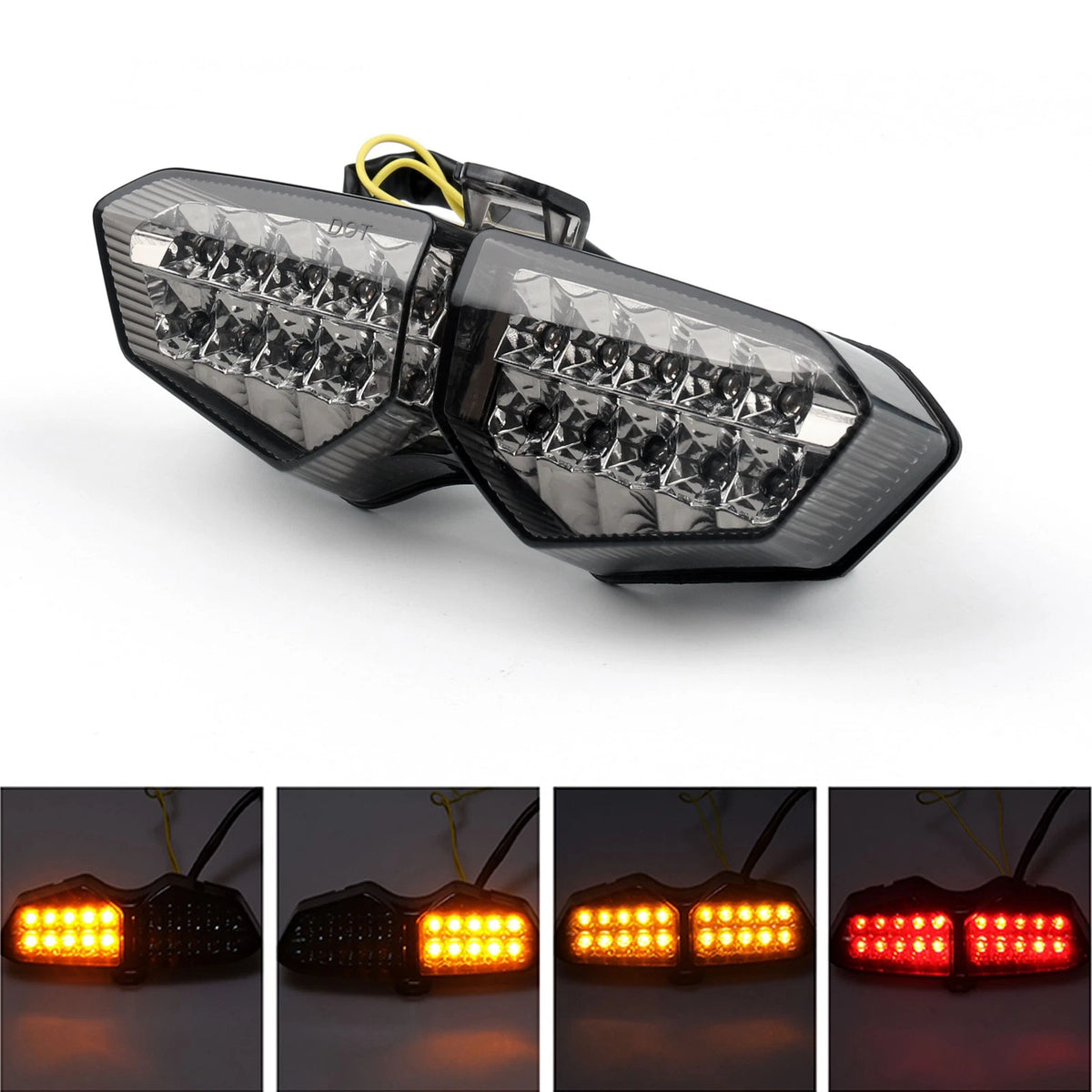 Integrated Tail Light Signals for Yamaha YZF R6 (2003–2005), R6S (2006–2008), XTZ1200