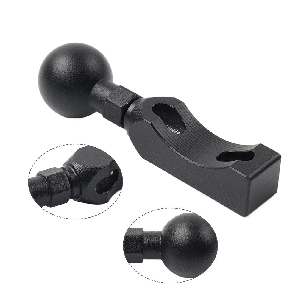 Universal Ball Head Base GPS Phone Holder Bracket Clamp for Motorcycle