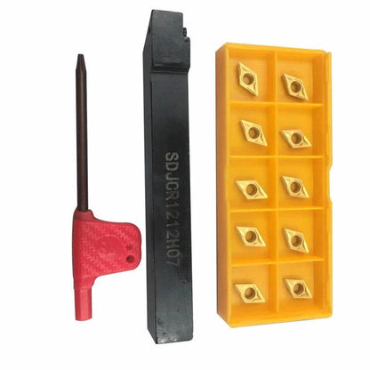 10PCS DCMT070204 Inserts for Enhanced Cutting Performance