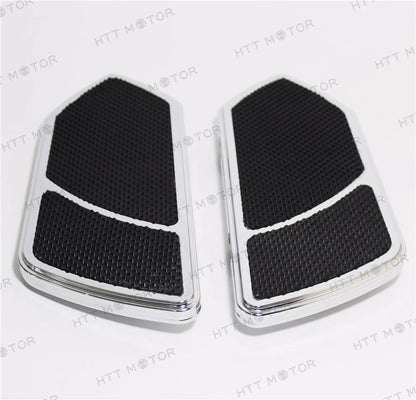 Chrome Billet Rear Passenger Foot Board for Harley Touring Road King (2014–2023)