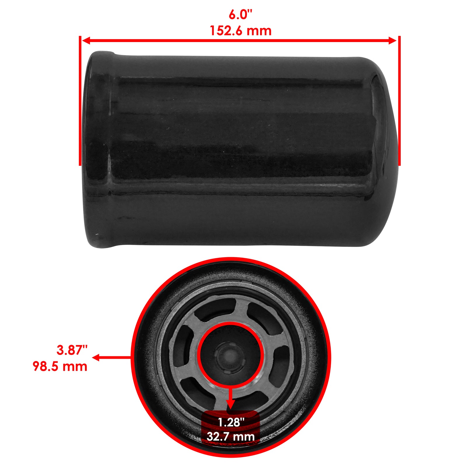 Hydraulic Oil Filter Replacement for John Deere 110 4044M 4044R 4049M (2000–2010)