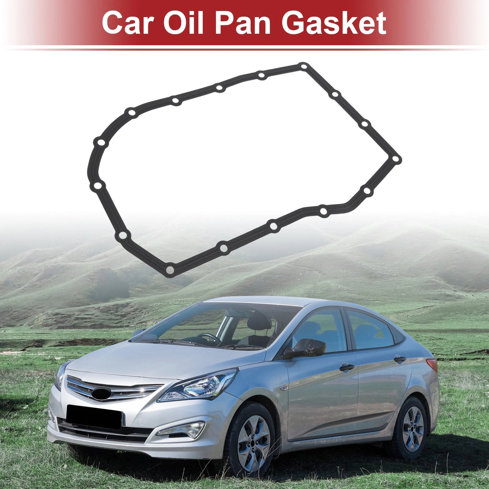 Engine Oil Pan Gasket Replacement for Hyundai Accent (2018–2022)