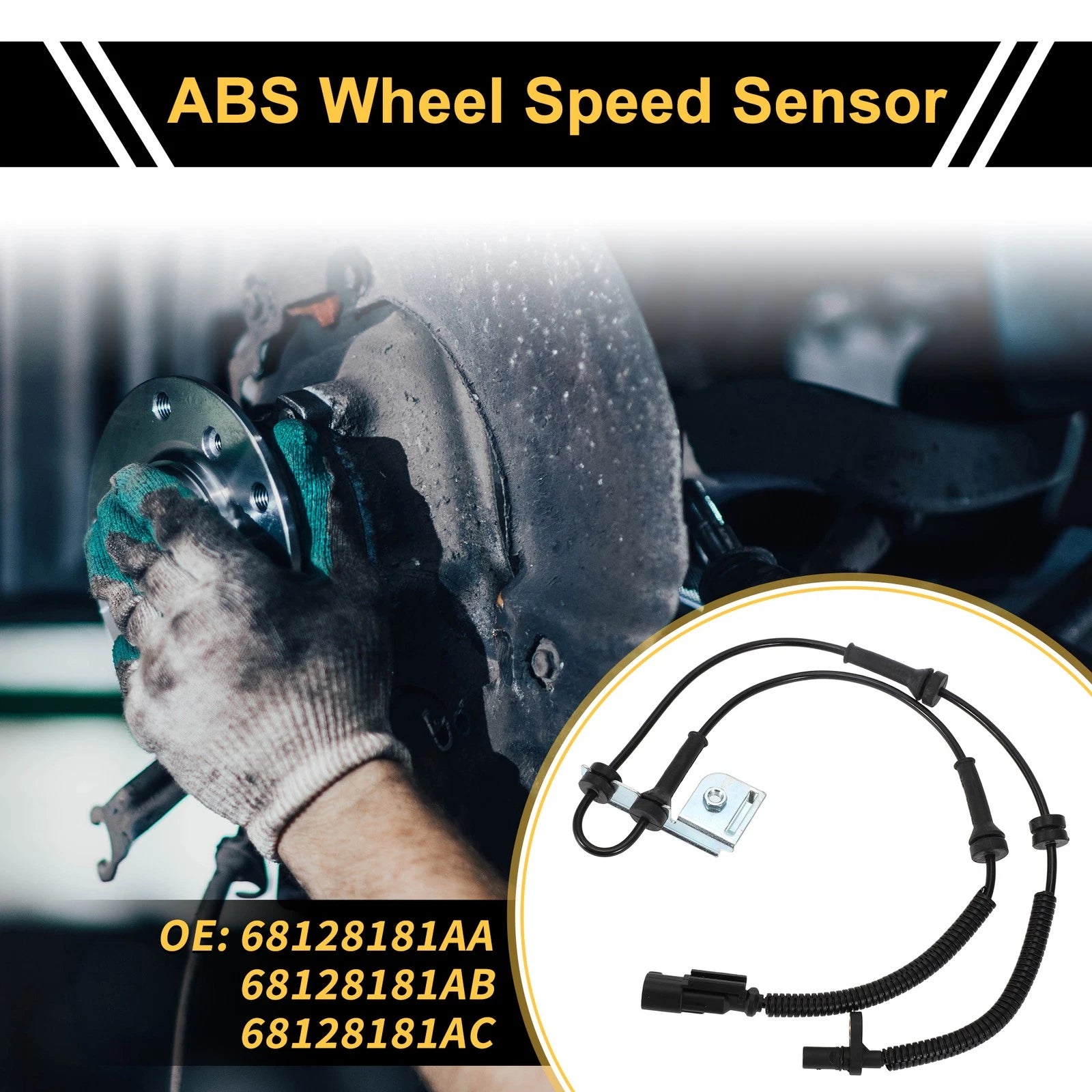 ABS Wheel Speed Sensor for Dodge Grand Caravan Front Left Right (2008–2020)